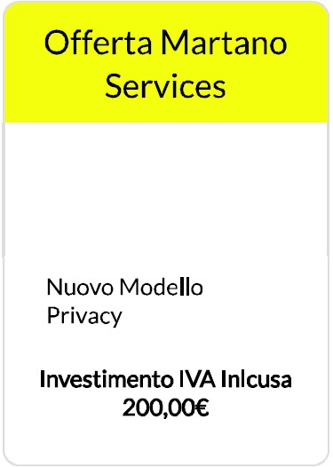 Modulo privacy investimento